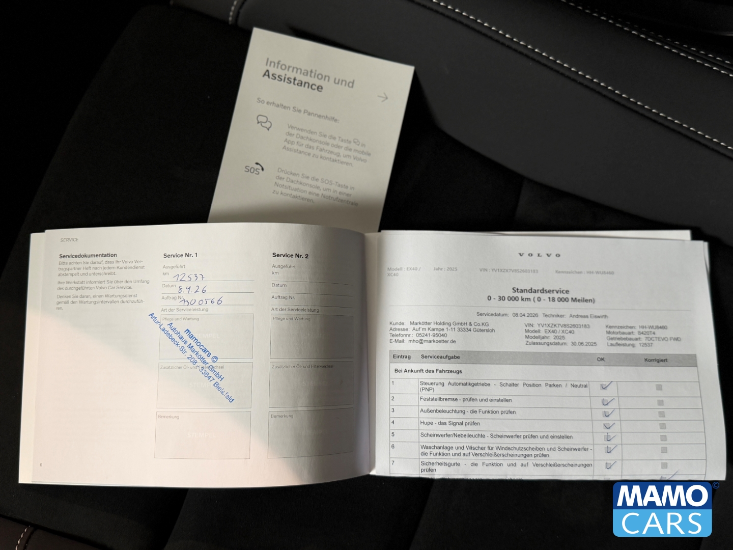 Fahrzeugabbildung Volvo XC40 B3 Plus Dark ACC/BLIS/360°/SHZ/LHZ/H&K